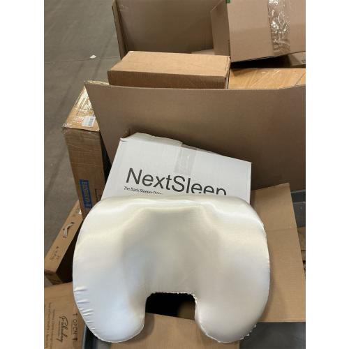The Best Back Sleeper Pillow, Sleep on Your Back Comfortably, Wrinkle Prevention, Patent Pending Neck Support, Satin Case Included, 100 Night Sleep Trial, CertiPUR-US