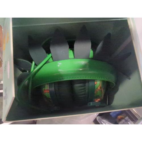 Color Green TCJJ Dinosaur Headphones for Boys to School, Kids Wired Headphones with Mic & 3.5mm Jack, Safe Volume 85/94dB,Noise Cancelling Over-Ear Headphone with Adjustable Headband for iPad/Smartphones-Green