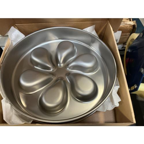 2Pcs Slow Feeder Dog Bowls 3Cups Large Capacity, 304 Stainless Steel Dog Bowl, Metal Food Bowl with Non-Slip Base, Food-Grade