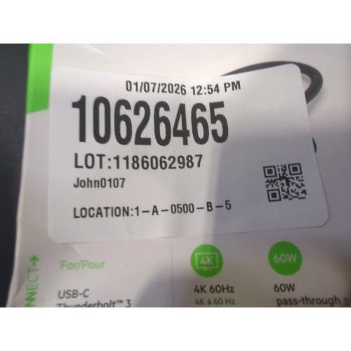 Belkin USB C to HDMI Adapter   USBC Charging Port to Charge While You Display, Supports 4K UHD Video, Passthrough Power up to 60W for Connected Devices, Compatible with MacBook, iPad, Windows