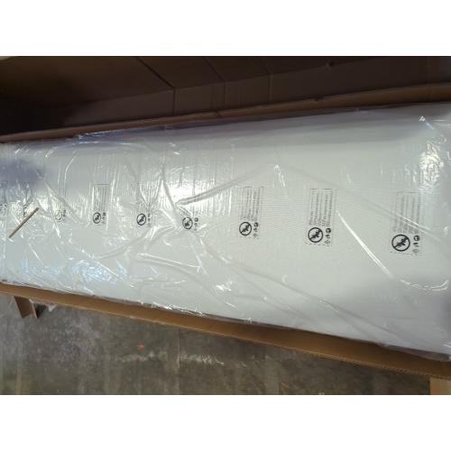 Queen Bed Frame Wingbacked Cream