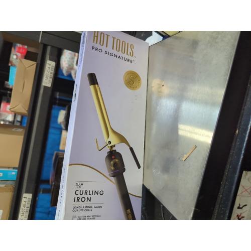 HOT TOOLS (2018 MODEL) Pro Artist 24K Gold Curling Iron | Long Lasting, Defined Curls (3/4 in)