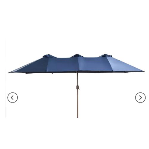 Premium Home Solutions Large Outdoor Umbrella Blue