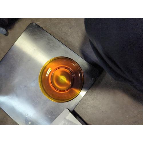 Gedy Aucuba Round Soap Dish Made from Thermoplastic Resins, Orange