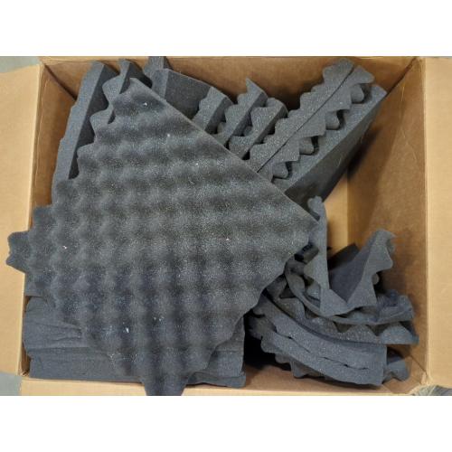 Sound Proof Foam Panels - 12 x 12 x 2 Inches 36 Pack Wedges Acoustic Foam Panels Sound Proofing Padding for Walls and Ceiling High Density Foam Studio Foam (Black)