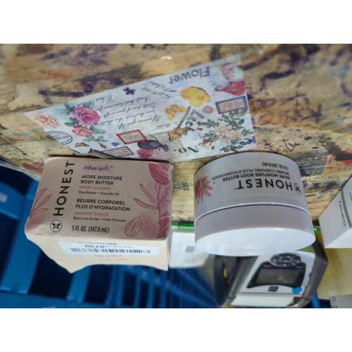 The Honest Company More Moisture Body Butter Moisturizing Cream for Dry Skin Vegan and Hypoallergenic Shea Butter and Nourishing Oils 5 oz