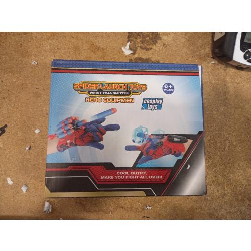 JONEG Web Shooters Toy for Kids 2 Pack, Toy for 3 4 5 6 7 8 Year Old Boy, Web Slinger with Spider Glove Launcher, Toys for Boys 4-6 6-8, Birthday Gifts