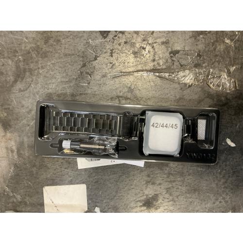 Fullmosa Metal Band Compatible with Apple Watch Bands 45mm 44mm 42mm 46mm 49mm 41mm 40mm 38mm, iWatch Band with Case for Apple Watch Series 11 10 9 8 7 6 5 4 3 2 1 SE3/2/1 Ultra3/2/1 , 42mm 44mm 45mm, Black