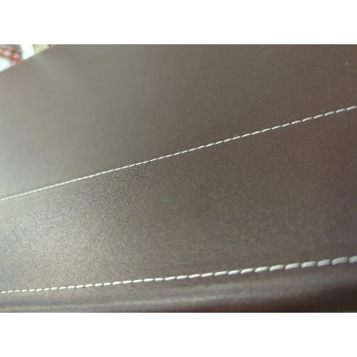 KINGFOM Ultra-Smooth PU Leather Desk Pad & Mat Office Desk Drawing & Writing Board A3/ A4 File Paper Clip Table Protector Mat on Top Large 24''x18'' (Brown)