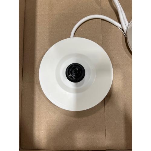 Electric Kettle Fast-Boil Stainless Steel Electric Tea Kettle, Water Boiler with Auto-Shut Off, Cool Touch PP Exterior for Home Office, White