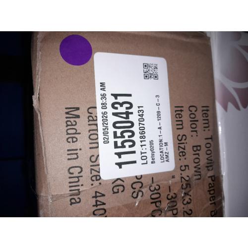 Oikss 100 Pack 8x4.75x10 Inch Medium Brown Kraft Paper Bags with Handles Bulk for Wedding Birthday Party Favors Grocery Retail Shopping Business Goody Craft Gift Bags Sacks (Plain Natural 100 Count)