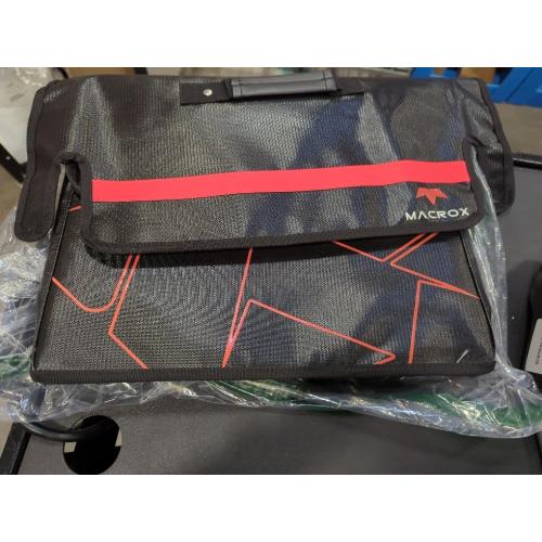 Fireproof and Waterproof Document Bag with Lock and Interior Zipper Pouch. U.S Patented Fully Enclosed Bag Design. Fire Safe Storage for Important Documents, Files & Valuables, 16x12.6x6.5