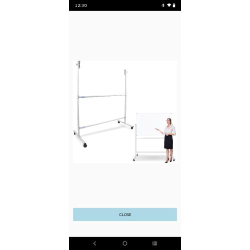 White Board Stand,Adjustable Whiteboard Easel Stand,360° Rolling Whiteboard Stand,Assembled White Board with Wheels Stand,Suitable for School Home Restaurant Office Auditorium