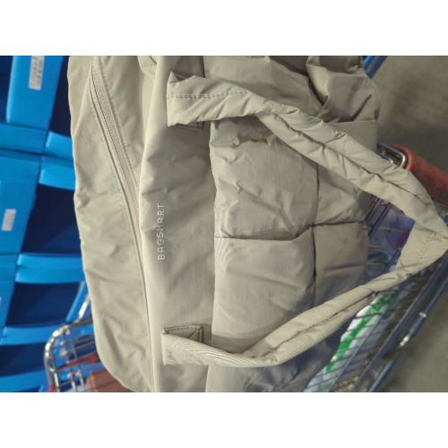 BAGSMART Tote Bag for Women, Lightweight Puffy Tote Bag with Compartments Shoulder Bag Handbag for Travel, Work, Gym