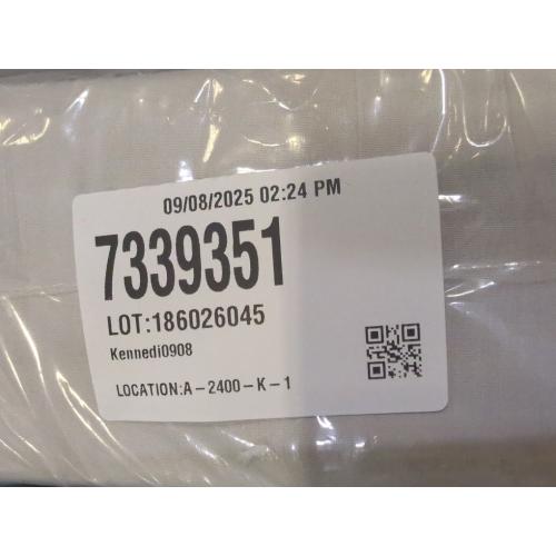 Lunar Queen Size Wild Sage Brushed Cotton Percale 300-Thread-Count Queen Sheet Set in Lunar Rock