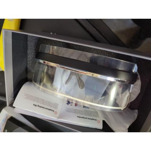 Hiboom Heated Eye Mask for Dry Eyes, Graphene Infrared Heat Therapy Eye Heating Mask, Type C Cordless Electric Heated Eye Mask for Men and Women Eye Fatigue Stye Sinus Blepharitis and MGD