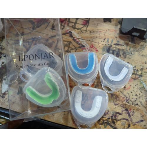 5 Pack Kids Youth Mouth Guard for Sports, Boys Girls Mouth Guard with Case, Child Teen Sports Mouthguard for Football Lacrosse Basketball Boxing Soccer Taekwondo MMA Karate