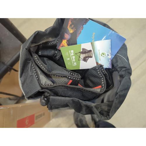 Size 450 lbs ALPHA CAMP Oversized Camping Folding Chair, Heavy Duty Support 450 LBS Steel Frame Collapsible Padded Arm Chair with Cup Holder Quad Lumbar Back, Portable for Outdoor