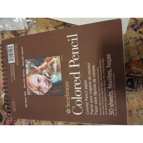 Strathmore 6 x 8 Wire Bound Colored Pencil Pad