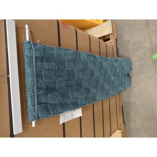 Shabby Chic Oversized Decorative Throw Dark Teal 50 x 70