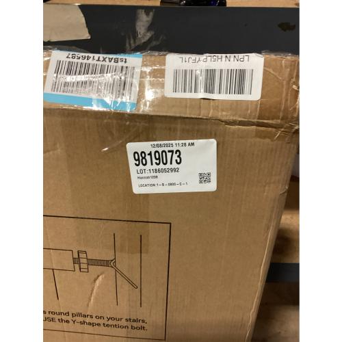 COMOMY 36 Extra Tall Baby Gate for Stairs Doorways, Fits Openings 29.5 to 40.6 Wide, Auto Close Sturdy Safety Dog Gate for House, Pressure Mounted Easy Walk Through Pet Gate with Door, White