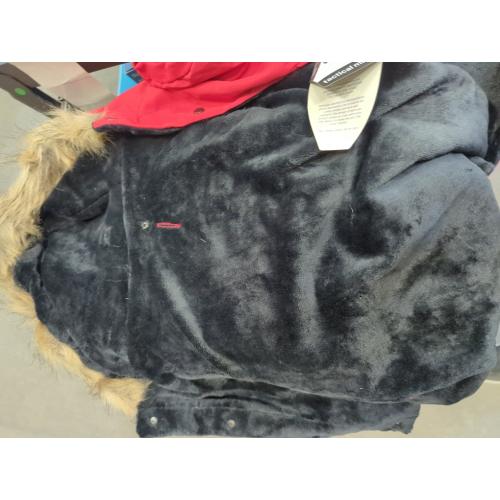 PINA 3XL Small Dog Coats - Waterproof & Windproof Dog Jacket with Pocket, Warm Flannel Lining & Faux Fur Hood for Cold Weather