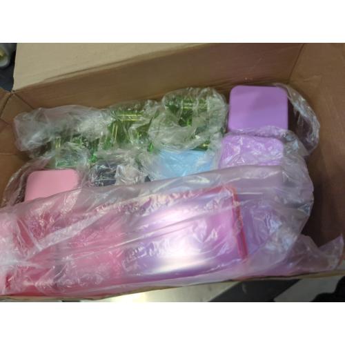 Honeydak 24 Pcs 17 oz Plastic Water Bottles Bulk and Drawstring Backpack Set Reusable Flip Top Leakproof Water Bottles with Handle for Adults Sports Gym Travel Party Outdoor End of Year Gifts