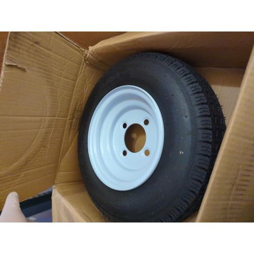 4.80-8 4.80x8 480-8 4.80-8 Trailer Tires with 8 in Rims, 4 Lug on 4 in, Load Range C, 6PR