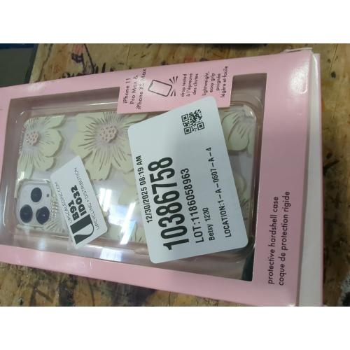 Kate Spade New York Apple iPhone 11 Pro Max/XS Max Hard Shell Case HollyHock Floral - Cream/Clear