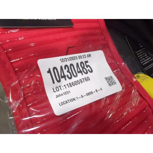 Set of 2 All-Clad Premium Pot Holder & Heating Pad,  Heat Resistant to 500 Degrees, 100% Cotton  for Kitchen and Barbeque, Chili Red