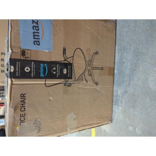 Ergonomic Mesh Seat Home Office Computer Desk Chair Height Adjustable Lumbar Support with Flip Up Arms Swivel Wheels for Adult