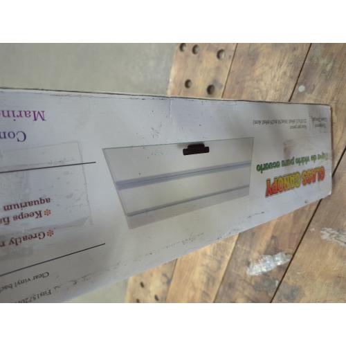 29.21 x 11.69 x 0.16in Aquarium Lid Clear Tempered Glass Canopy | Clear Tempered Aquarium Fish Tank Hoods, FITS for Most 20Long/29 Gallon Fish Tanks (Aqueon, Marine Land & Perfecto)