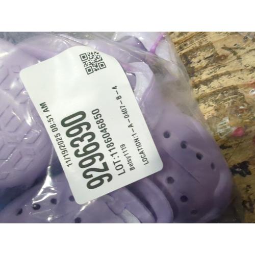 Dog Shoes, Dog Sandals for Hot Pavement, Non-Slip Waterproof Dog Booties for Winter Snowy Day and Summer, Adjustable Straps Easy-Clean Beach Outdoor Pet Boots Rugged Sole-4Pcs Purple