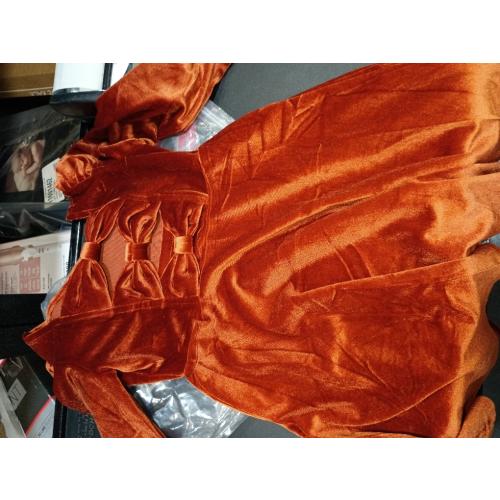 Miipat Toddler Girls Velvet Dress Ruffle Fall Winter Dress Long Sleeve Elegant Wedding Party Dress 4-5T