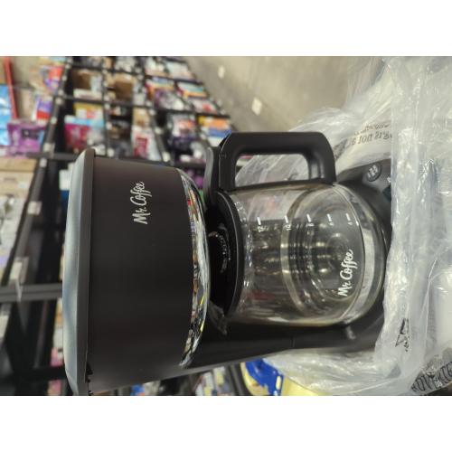 Mr. Coffee 12-Cup Programmable Coffee Maker Black: Stainless Steel Drip Machine, Dishwasher-Safe, Electric, Paper Filter