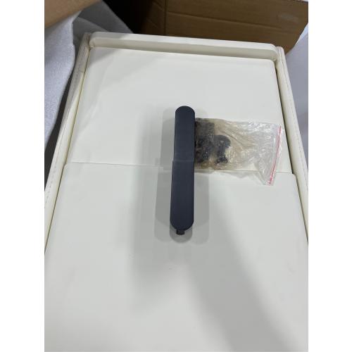 VICITON Narrow Nightstand with 2 Drawers, Narrow Side Table Leather Surface, Slim Bedside Table for Bedrooms, Dormitories, Living Rooms (Cream White, 15.7 D x 11.8 W x 22.4 H)