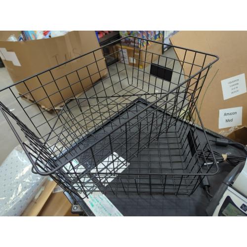 6 Pack Wire Baskets for Pantry Organization and Storage, Kitchen Organizer, 2 XXLarge & 2 XLarge & 2 Large