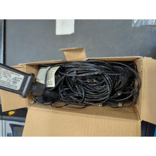 Orange & Purple EAMBRITE Halloween Spider Web Lights with 84LED Orange/Purple Lights, Light up Cobweb with Black Spider, Halloween Decorations for Room Proch Window Garden Indoor and Outdoor