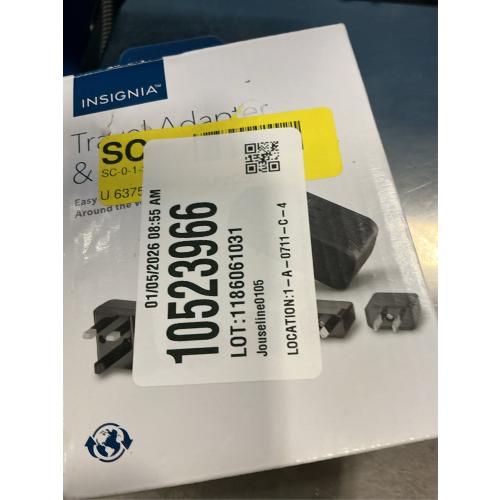 Insignia™ - Travel Adapter and Converter - Black