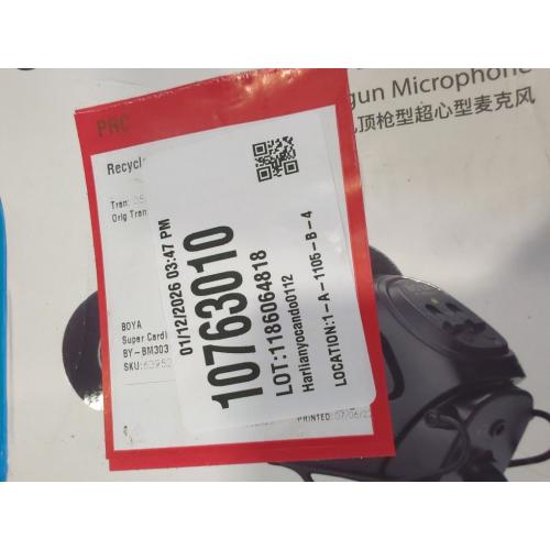 Boya BY-BM3031 – Supercardioid Condenser Microphone That Delivers Sound for DSLRs, camcorders, Audio recorders and More, Black