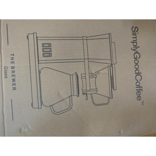 Black SimplyGoodCoffee Brewer - The best automatic drip coffee flavor possible at the flip of a switch