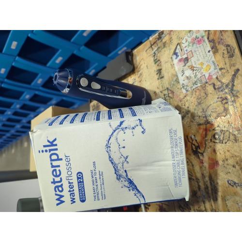 Waterpik Cordless Advanced 2.0 Water Flosser For Teeth, Gums, Braces, Dental Care With Travel Bag and 4 Tips, ADA Accepted, Rechargeable, Portable, and Waterproof, Blue WP-583, Packaging May Vary