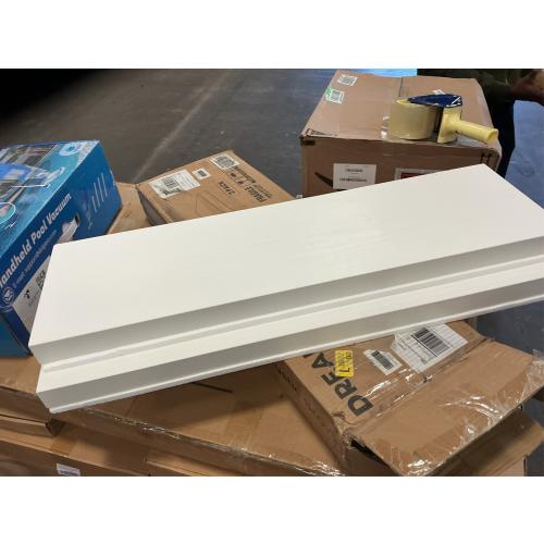 Dreamland 32 Inches Floating Shelves for Wall, 9.3 Deep Long Floating Shelves Set of 2, Large Display & Storage Shelf, Wall Shelf for Bathroom Bedroom Living Room Kitchen Office, White