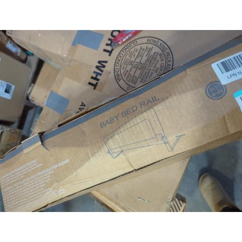 ComfyBumpy 1-Pack Bed Rail for Toddlers 55.5 L x 19.5 H | Toddler Bed Rails for Twin, Full, Queen & King Mattress Size | Swing Down Rail Guard | Mattress Side Rail for Kids | Gray