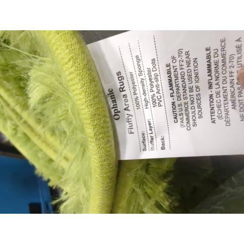 Grass Green Rugs for Bedroom, Fluffy Shag Area Rug 4x6 for Kids Room Living Room Baby Nursery Decor Aesthetic, Cute Furry Cool Shaggy Throw Bedside Fuzzy Plush Moss Carpet for Dorm Classroom Playroom