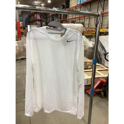 SIZE SMALL Nike Men's Team Legend Long Sleeve Tee Shirt-White