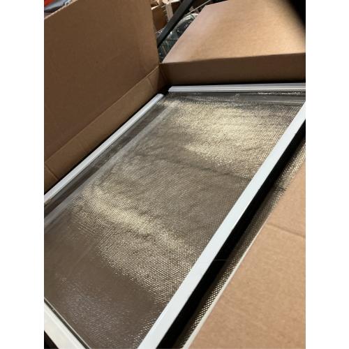 FLYZZZ Adjustable Window Screen (15.74H x 21-40W) 2-Pack White Adjustable Screens for Windows with Sturdy Aluminum Mesh– Horizontal Use Only