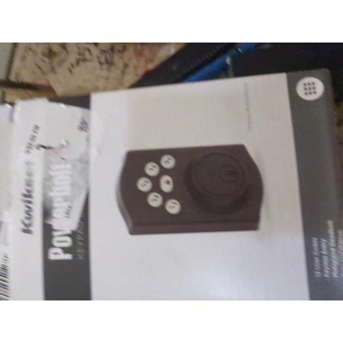 Kwikset 9240TRL-11P Traditional Powerbolt Electronic SmartCode Deadbolt with RCAL Latch and RCS Strike Venetian Bronze Finish