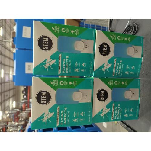 STEM Light Trap: Indoor Fruit Fly Trap, Effective Insect Control for Home, Attracts and Traps Flying Insects, Emits Soft Blue Light, Starter Kit with 1 Plug-In Device and 1 Cartridge