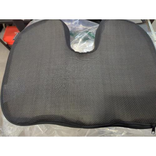 Memory Foam Seat Cushion, , Black, Non-Slip Bottom, for Office Chair, Car Seat, Wheelchair
